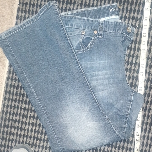 Maurices Women's Boot Cut Jeans - Faded Blue - Picture 2 of 4
